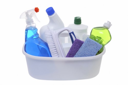 Hallway and floor cleaning in a residential communal area