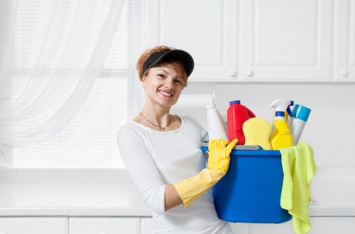 Local technician treating stains on a mattress in Harringay
