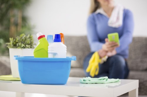 Local domestic cleaning for a terrace property in Harringay