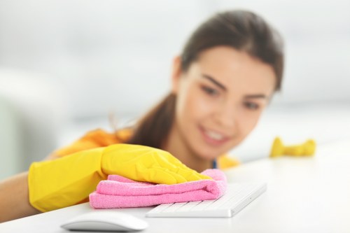 Safe bank transfer and card payment area for Harringay cleaning