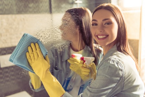 Mattress cleaning preparation in a Harringay bedroom